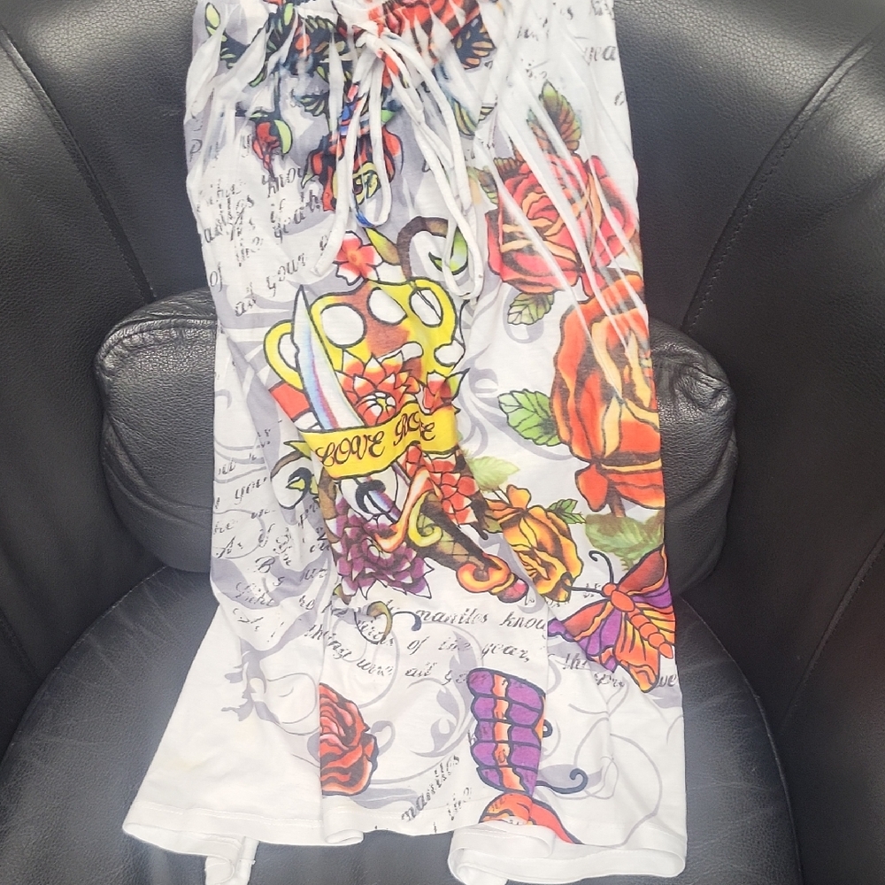 Colorful Graphic Print Dress